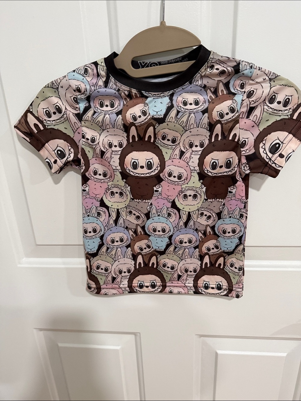 Source Unknown Multicolor Character Print Short Sleeve Tee